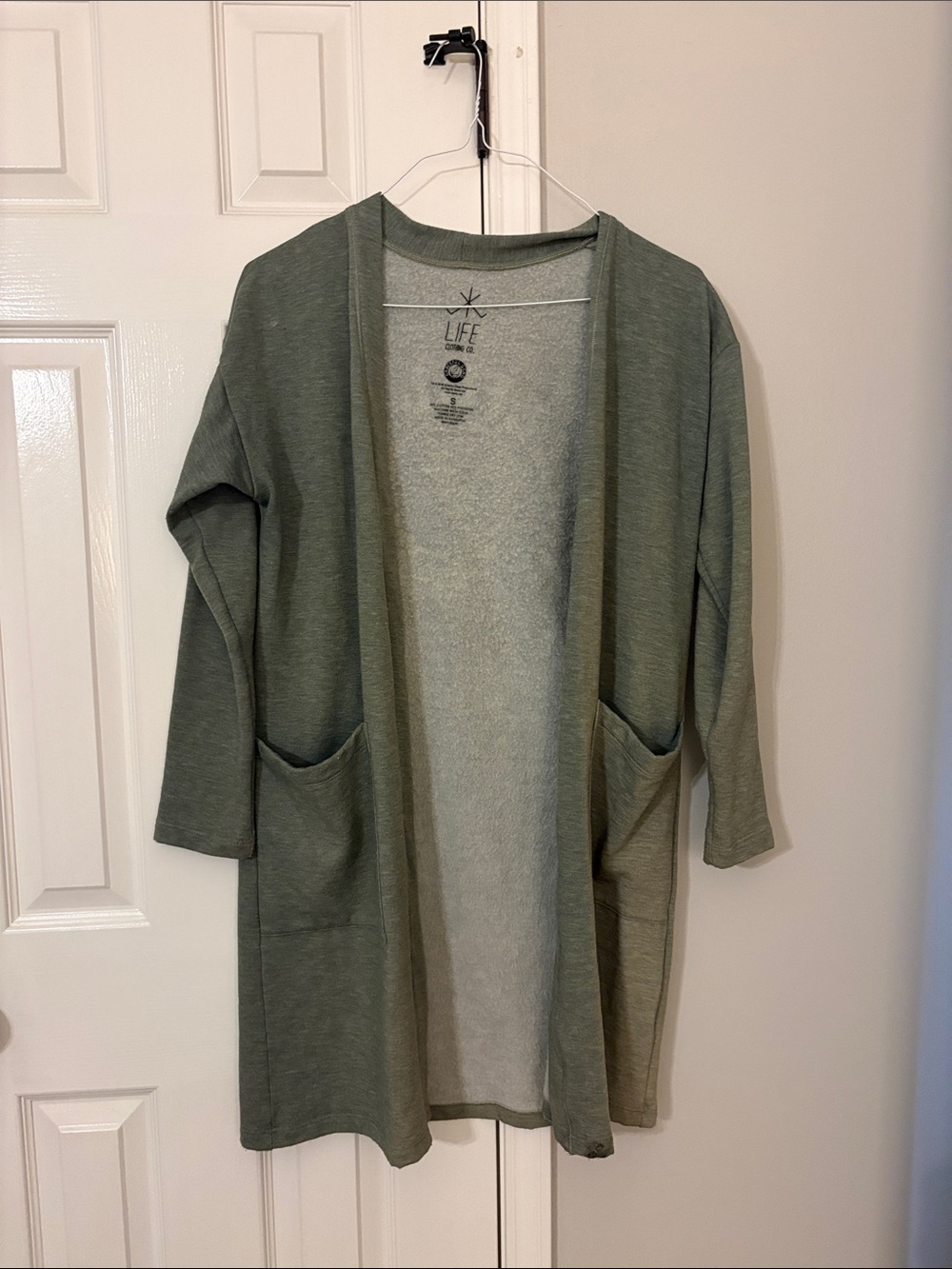 Life Company Co. Olive Green Gratefuk Dead Women's Cardigan Sweater